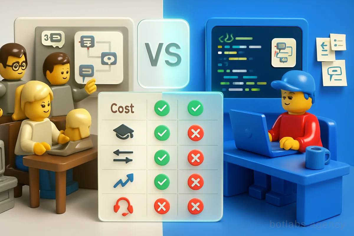 Chatbot Agency vs Freelancer: Which Is the Right Choice for Your Business in 2026?