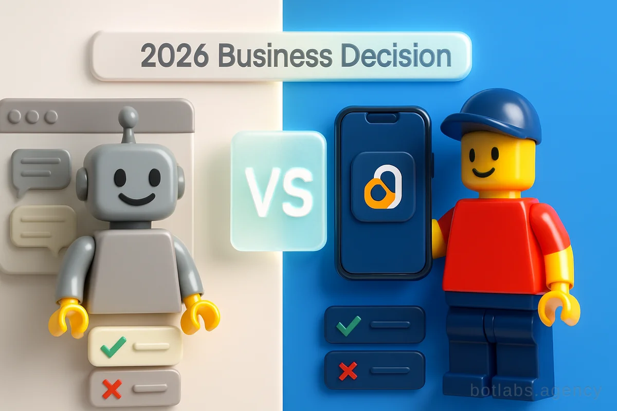 Chatbot or Mobile App: Which Is Right for Your Business in 2026?