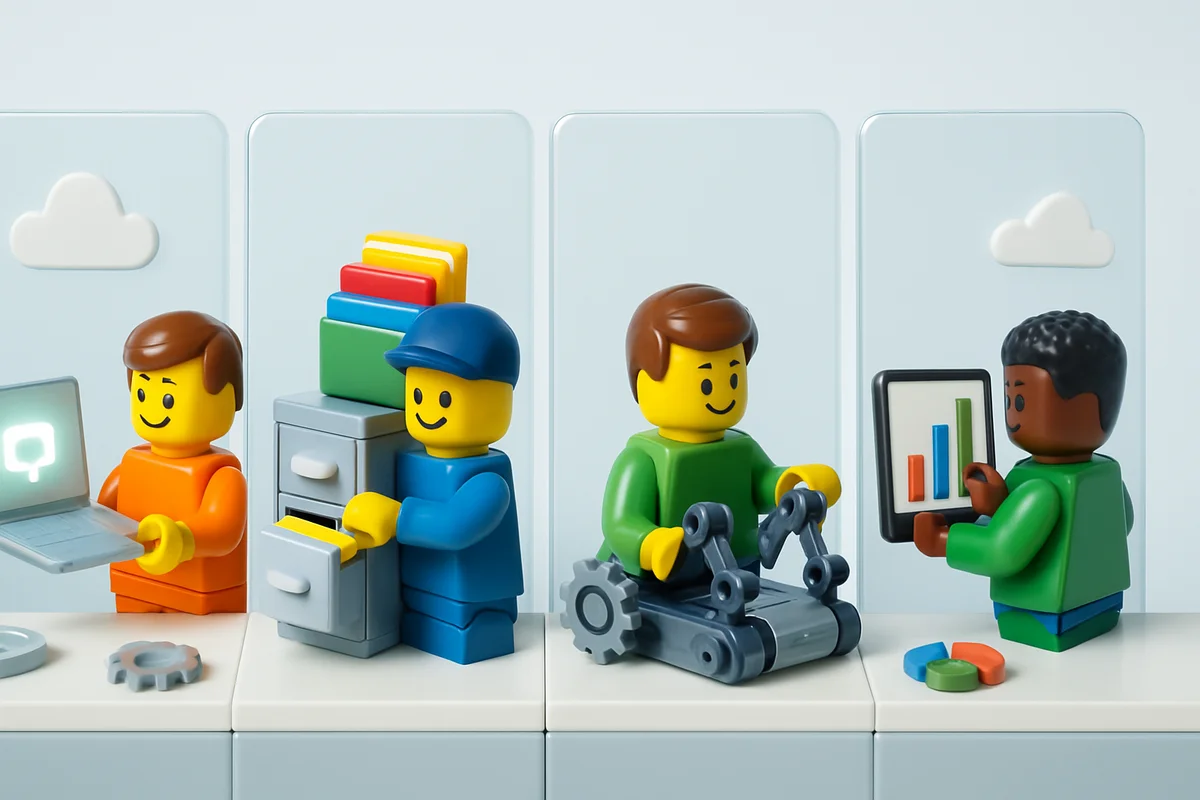 BotLabs infographic: How to Use AI in Business: Practical Automation with Free Google Tools in 2026