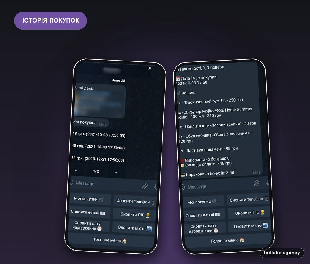 UA Made chatbot case visual by BotLabs Agency