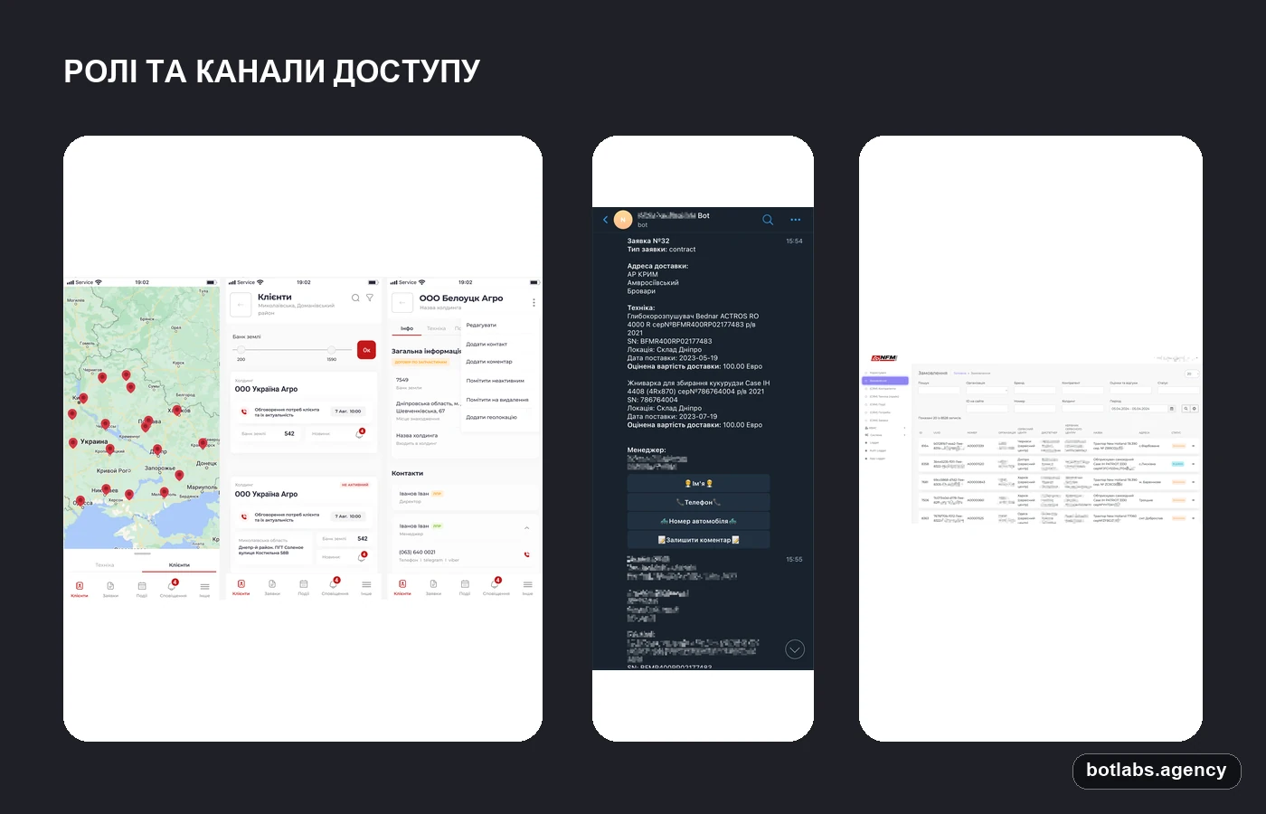 NFM AGRO chatbot case visual by BotLabs Agency