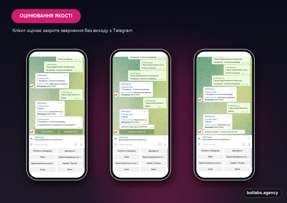 W8 Shipping chatbot case visual by BotLabs Agency